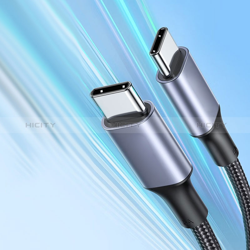 Cable Type-C USB-C vers Type-C USB-C 100W H05 Plus