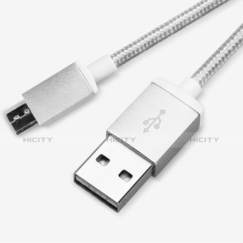 Cable USB 2.0 Android Universel A02 Argent Plus
