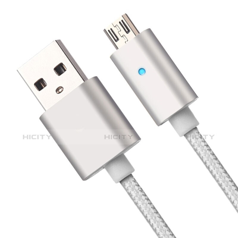 Cable USB 2.0 Android Universel A08 Argent Plus