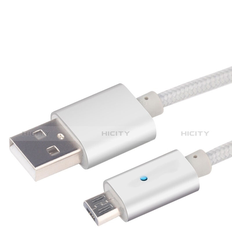 Cable USB 2.0 Android Universel A08 Argent Plus