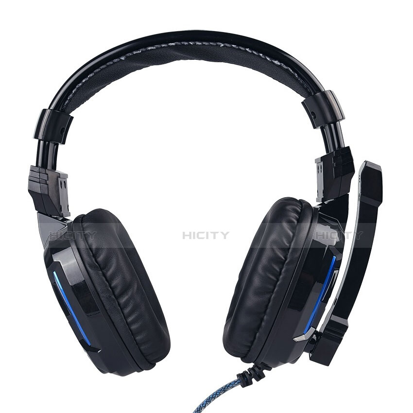 Casque Ecouteur Filaire Sport Stereo Intra-auriculaire Oreillette H52 Bleu Plus