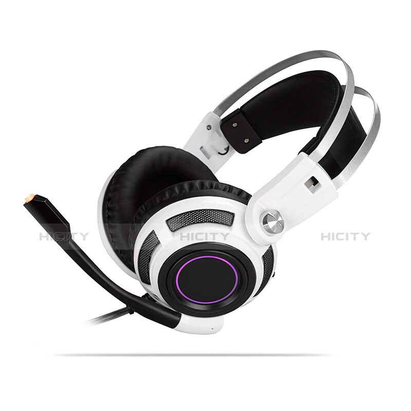 Casque Ecouteur Filaire Sport Stereo Intra-auriculaire Oreillette H62 Blanc Plus