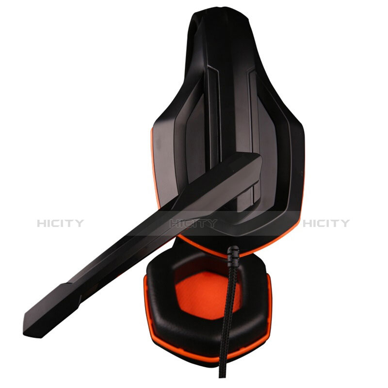 Casque Filaire Sport Stereo Ecouteur Intra-auriculaire Oreillette H51 Orange Plus