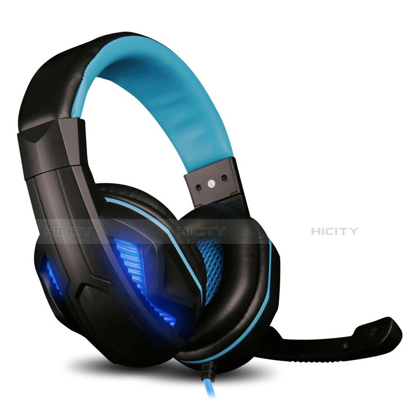 Casque Filaire Sport Stereo Ecouteur Intra-auriculaire Oreillette H58 Bleu Plus