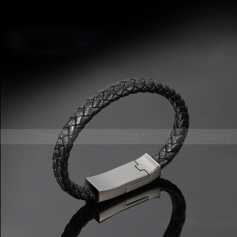 Chargeur Cable Data Synchro Cable 20cm S02 pour Apple iPad 10.2 (2020) Noir Plus