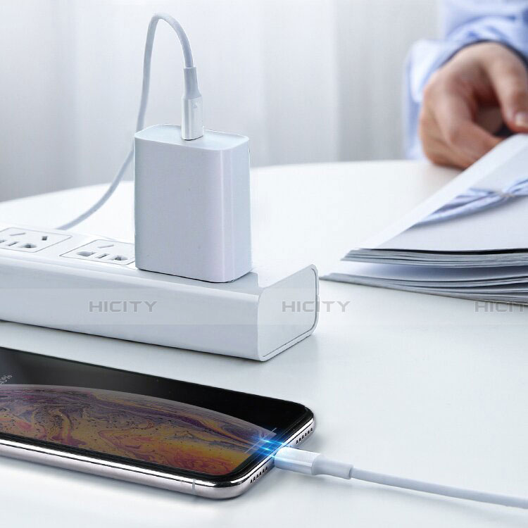 Chargeur Cable Data Synchro Cable C02 pour Apple iPhone 12 Blanc Plus