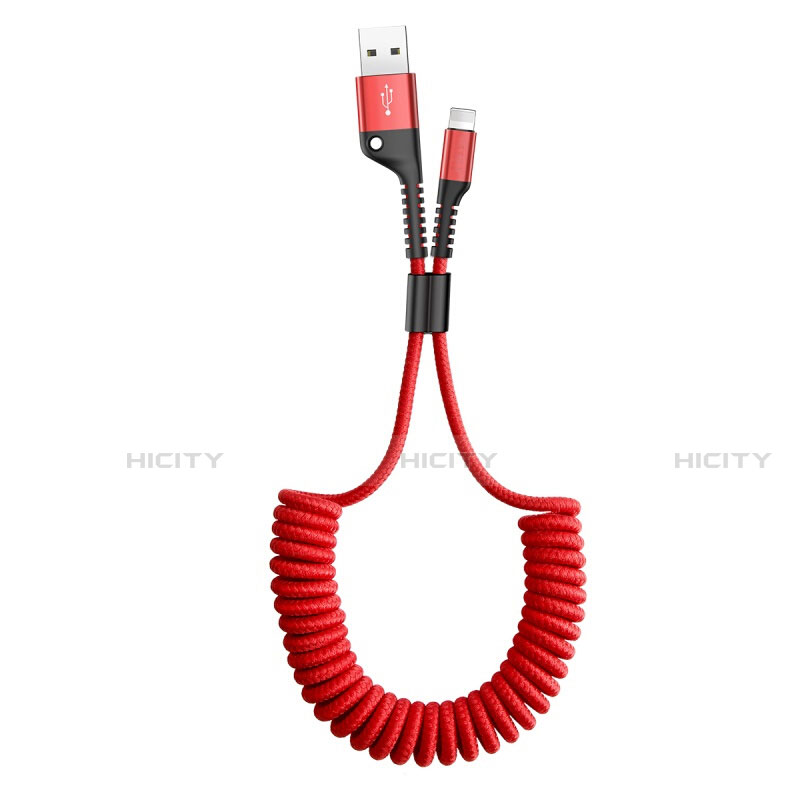 Chargeur Cable Data Synchro Cable C08 pour Apple iPhone SE3 (2022) Rouge Plus