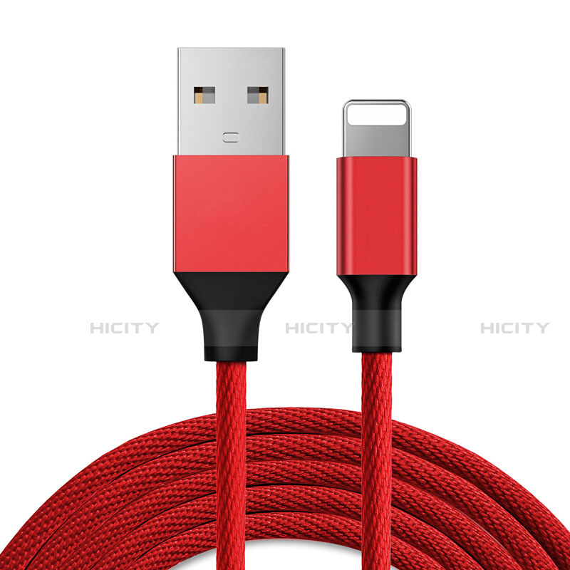 Chargeur Cable Data Synchro Cable D03 pour Apple iPad Pro 12.9 (2020) Rouge Plus