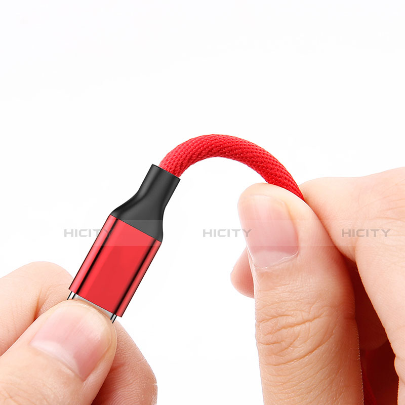 Chargeur Cable Data Synchro Cable D03 pour Apple iPhone 13 Mini Rouge Plus