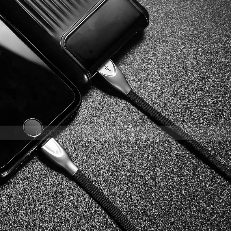 Chargeur Cable Data Synchro Cable D05 pour Apple iPhone 13 Noir Plus
