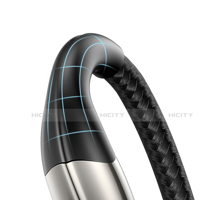 Chargeur Cable Data Synchro Cable D09 pour Apple iPhone 12 Pro Noir Plus