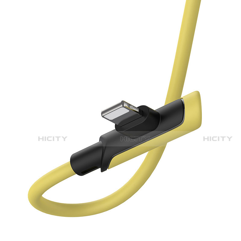 Chargeur Cable Data Synchro Cable D10 pour Apple iPhone 12 Jaune Plus