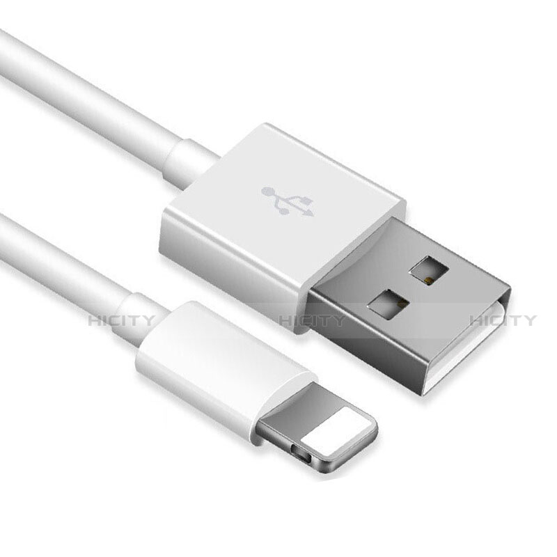 Chargeur Cable Data Synchro Cable D12 pour Apple iPhone 12 Pro Blanc Plus