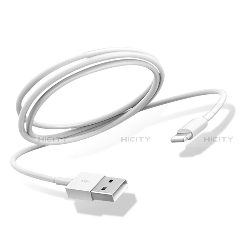 Chargeur Cable Data Synchro Cable D12 pour Apple iPhone 14 Pro Blanc Plus