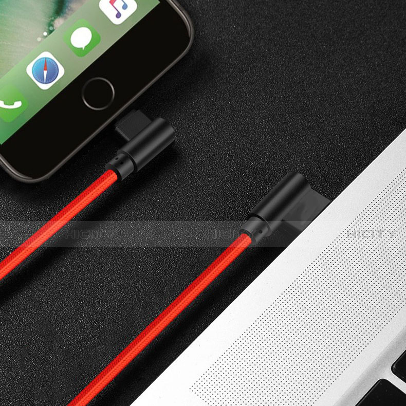 Chargeur Cable Data Synchro Cable D15 pour Apple iPhone Xs Rouge Plus
