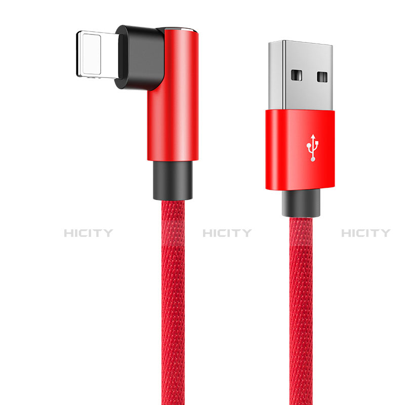 Chargeur Cable Data Synchro Cable D16 pour Apple iPhone 11 Pro Rouge Plus