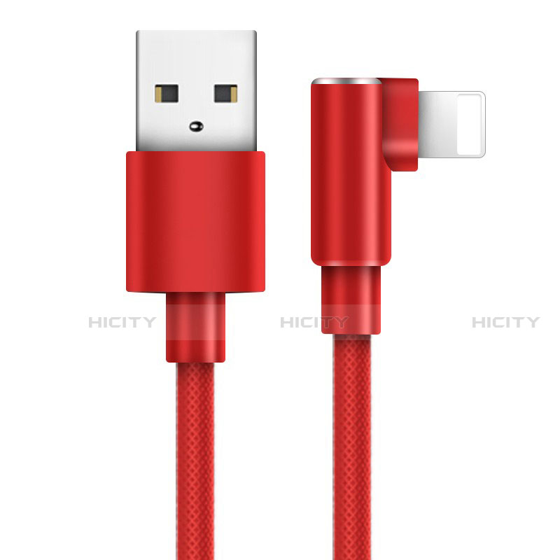 Chargeur Cable Data Synchro Cable D17 pour Apple iPhone X Rouge Plus