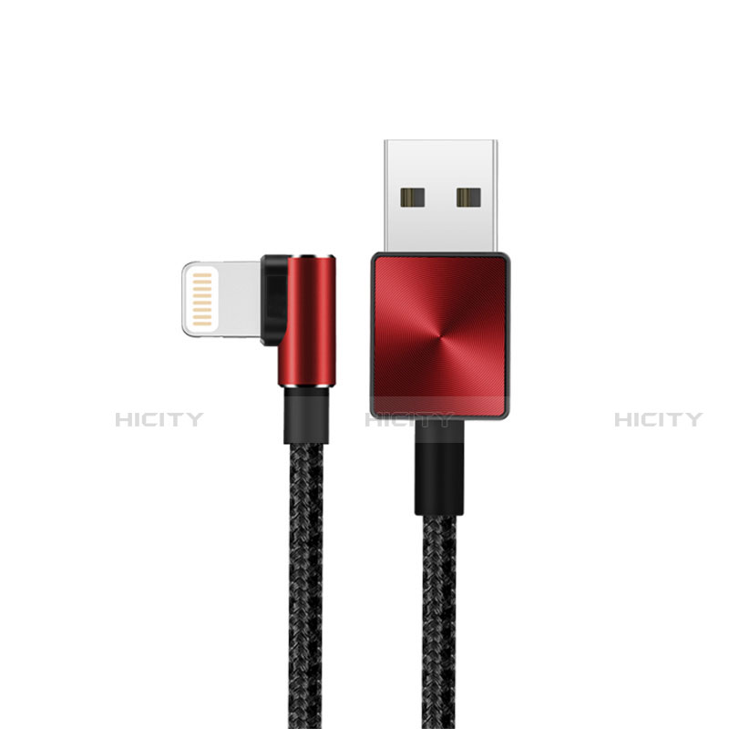 Chargeur Cable Data Synchro Cable D19 pour Apple iPhone SE (2020) Rouge Plus