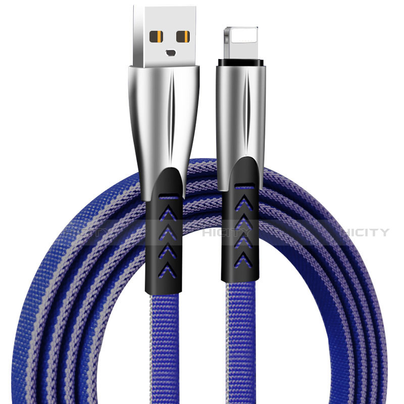 Chargeur Cable Data Synchro Cable D25 pour Apple iPad 4 Bleu Plus