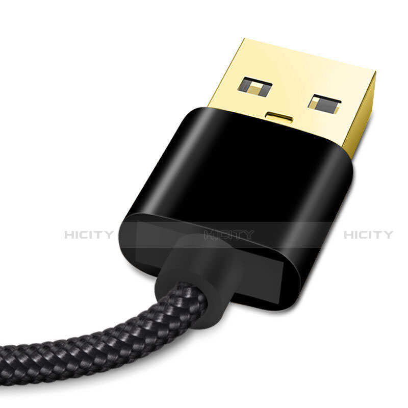 Chargeur Cable Data Synchro Cable L02 pour Apple iPhone 14 Plus Noir Plus