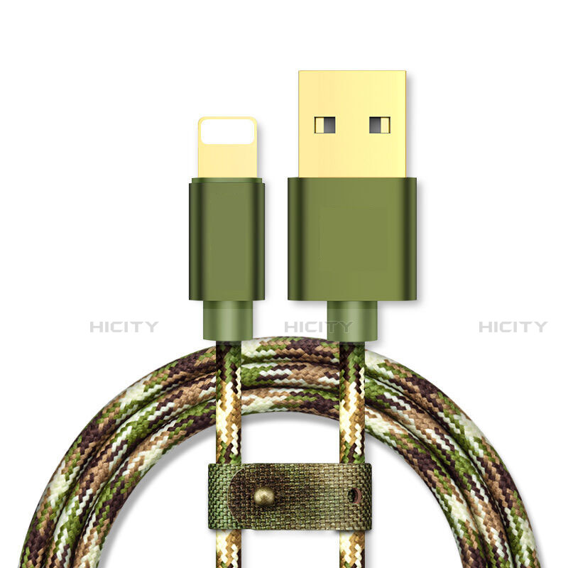 Chargeur Cable Data Synchro Cable L03 pour Apple iPhone 12 Mini Vert Plus