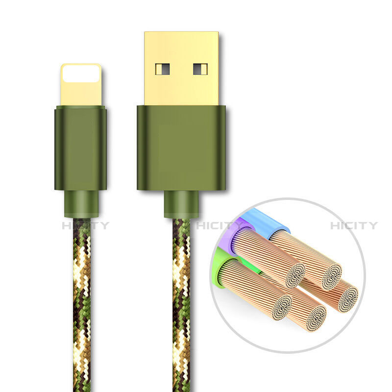 Chargeur Cable Data Synchro Cable L03 pour Apple iPhone 12 Vert Plus