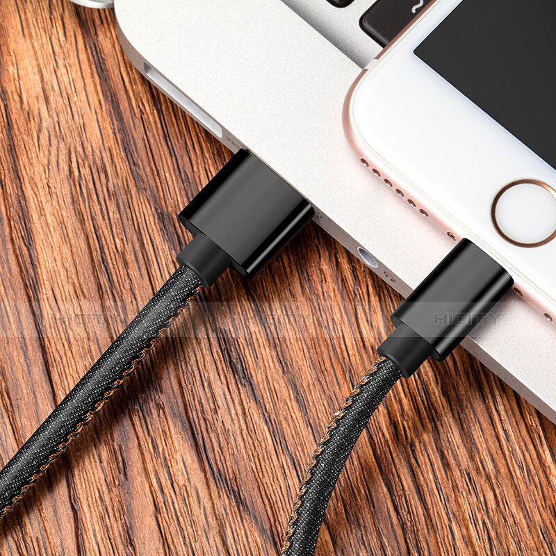 Chargeur Cable Data Synchro Cable L04 pour Apple iPhone 11 Pro Noir Plus