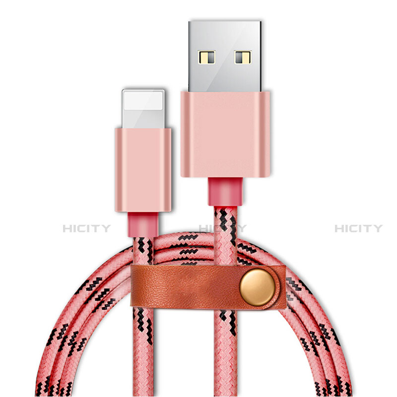 Chargeur Cable Data Synchro Cable L05 pour Apple iPhone 12 Pro Max Rose Plus
