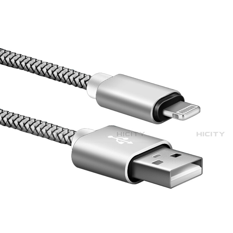 Chargeur Cable Data Synchro Cable L07 pour Apple iPhone 12 Mini Argent Plus