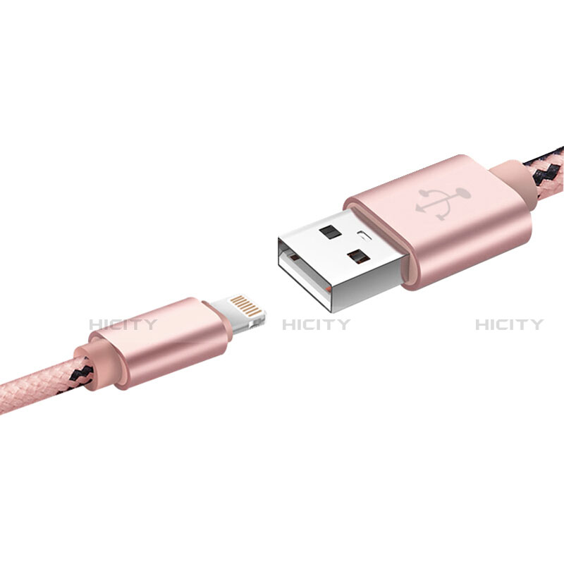 Chargeur Cable Data Synchro Cable L10 pour Apple iPhone 14 Pro Rose Plus