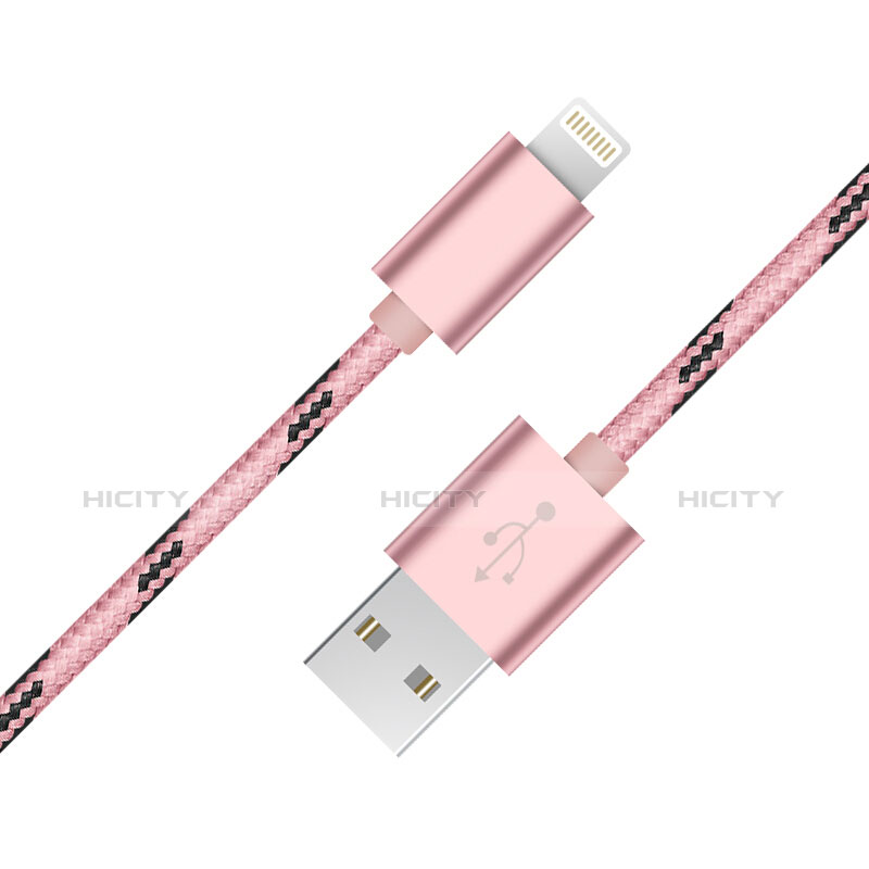 Chargeur Cable Data Synchro Cable L10 pour Apple iPhone X Rose Plus