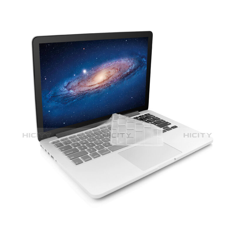 Clavier Protection Ultra Fine Silicone Souple Transparente pour Apple MacBook 12 pouces Blanc Plus