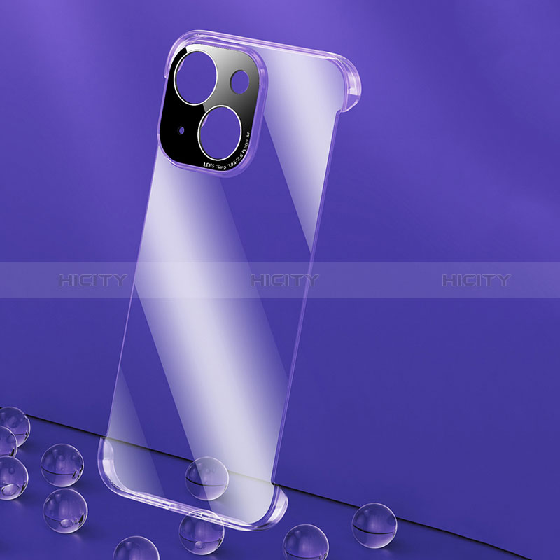 Coque Antichocs Rigide Sans Cadre Transparente Crystal Etui Housse G01 pour Apple iPhone 14 Plus Clair Plus