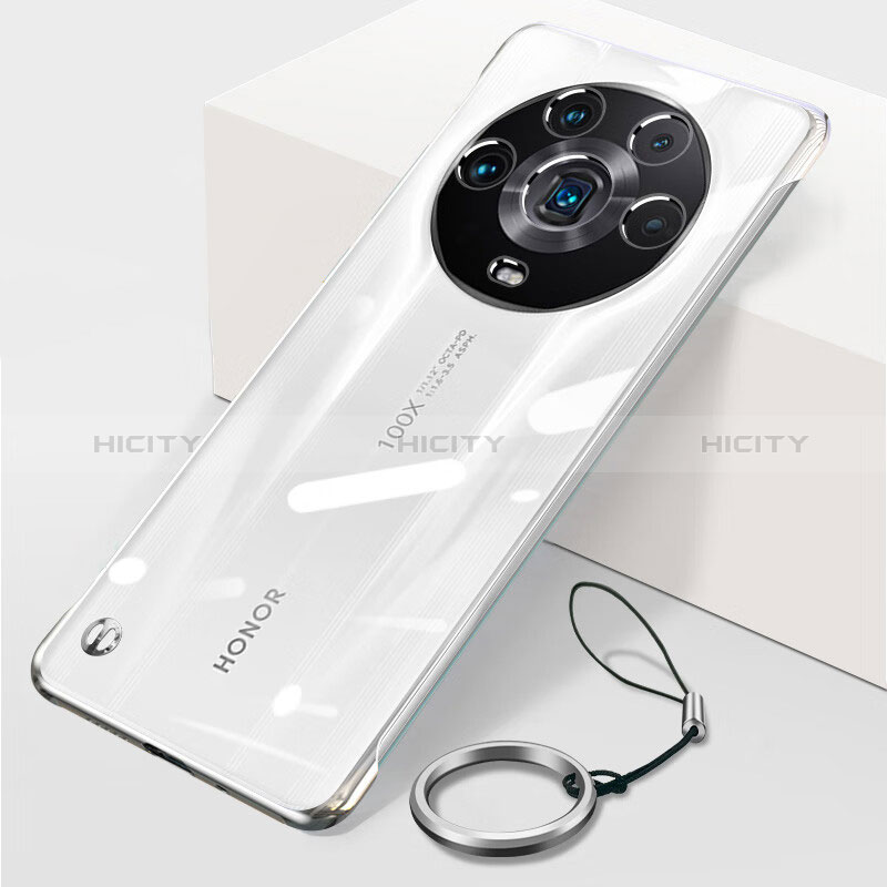 Coque Antichocs Rigide Sans Cadre Transparente Crystal Etui Housse H01 pour Huawei Honor Magic4 Ultimate 5G Argent Plus