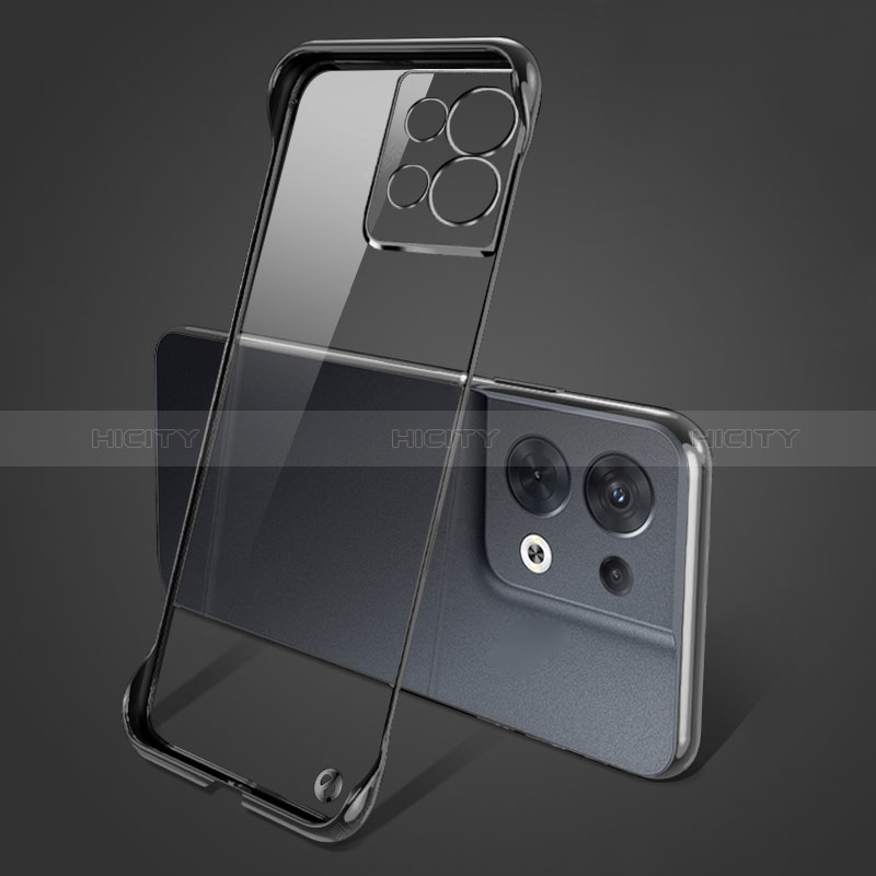 Coque Antichocs Rigide Sans Cadre Transparente Crystal Etui Housse pour Xiaomi Redmi Note 13 Pro 5G Noir Plus
