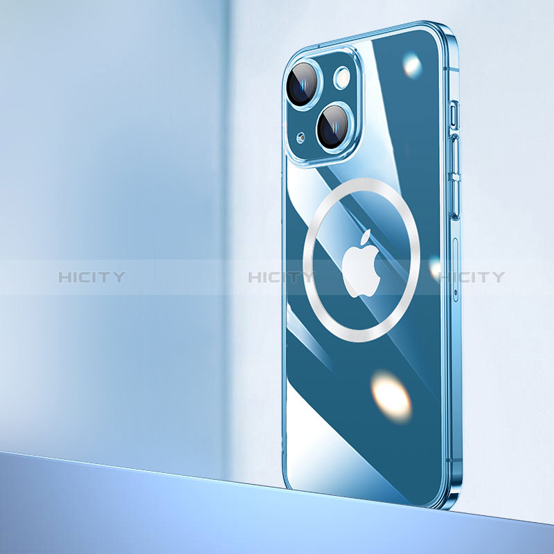 Coque Antichocs Rigide Transparente Crystal Etui Housse avec Mag-Safe Magnetic Magnetique QC2 pour Apple iPhone 15 Plus Plus