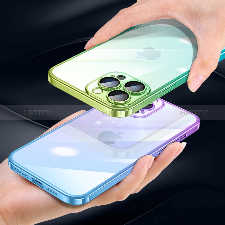 Coque Antichocs Rigide Transparente Crystal Etui Housse Degrade QC1 pour Apple iPhone 13 Pro Plus