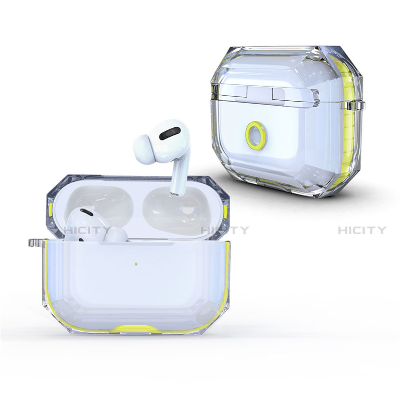 Coque Antichocs Rigide Transparente Crystal Etui Housse H01 pour Apple AirPods Pro Plus