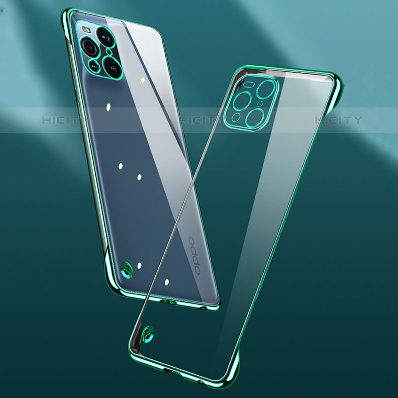 Coque Antichocs Rigide Transparente Crystal Etui Housse H01 pour Oppo Find X3 Pro 5G Plus