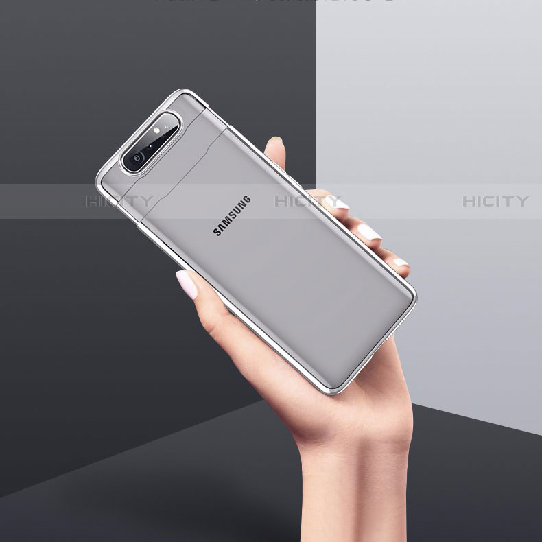 Coque Antichocs Rigide Transparente Crystal Etui Housse H01 pour Samsung Galaxy A80 Plus