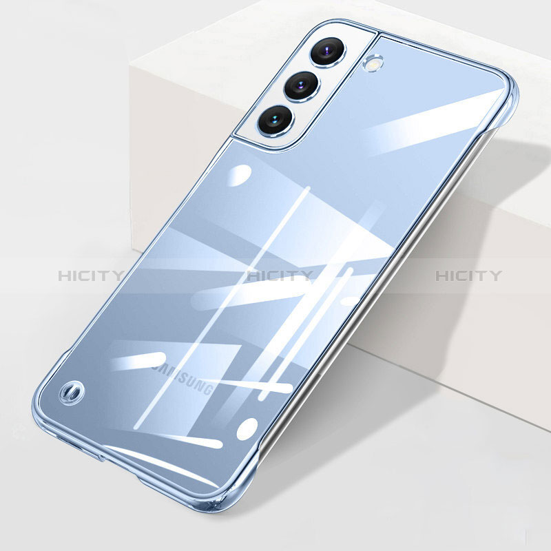 Coque Antichocs Rigide Transparente Crystal Etui Housse H01 pour Samsung Galaxy S24 Plus 5G Bleu Plus