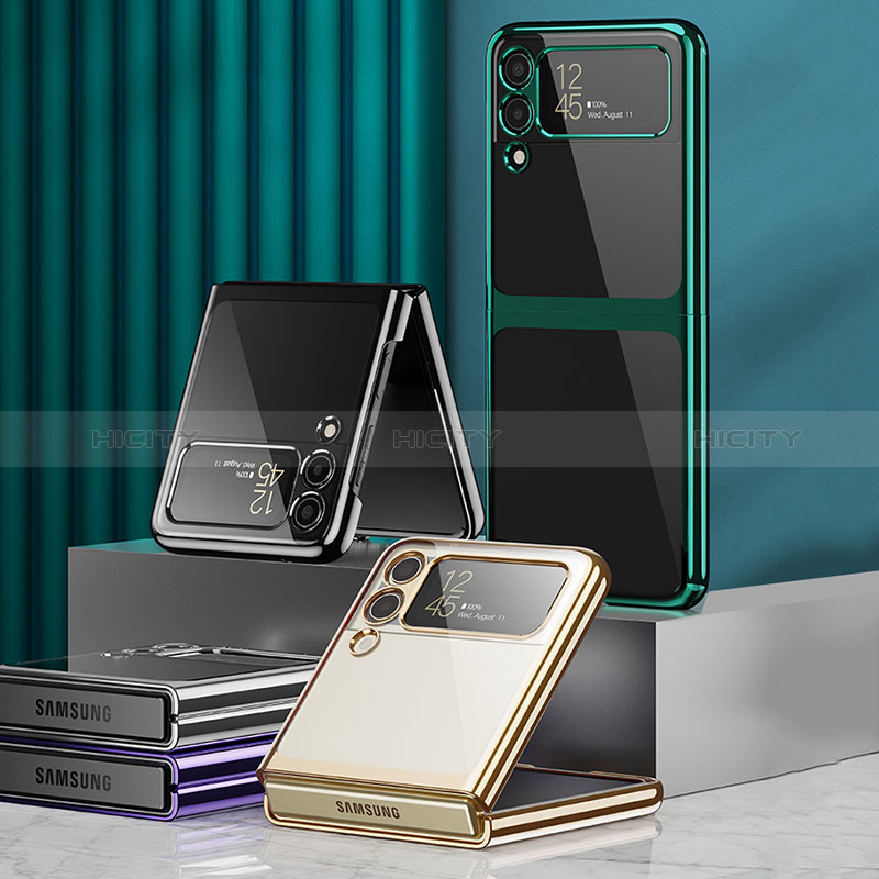 Coque Antichocs Rigide Transparente Crystal Etui Housse H01 pour Samsung Galaxy Z Flip3 5G Plus