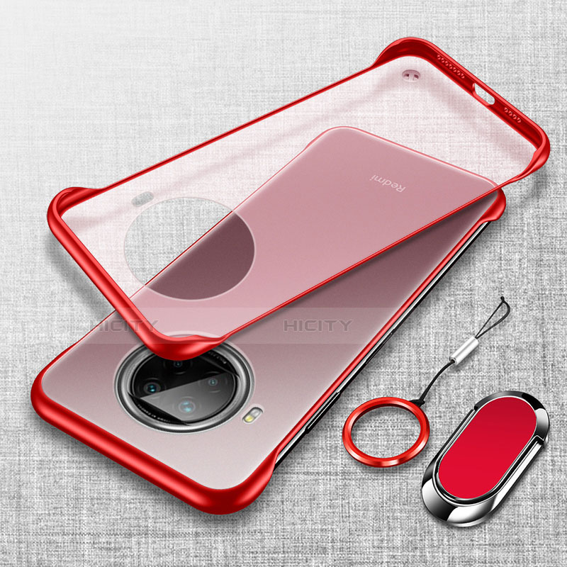 Coque Antichocs Rigide Transparente Crystal Etui Housse H01 pour Xiaomi Mi 10T Lite 5G Rouge Plus