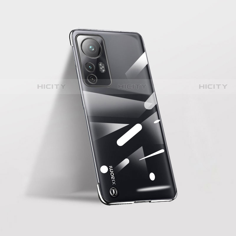 Coque Antichocs Rigide Transparente Crystal Etui Housse H01 pour Xiaomi Mi 12 5G Noir Plus