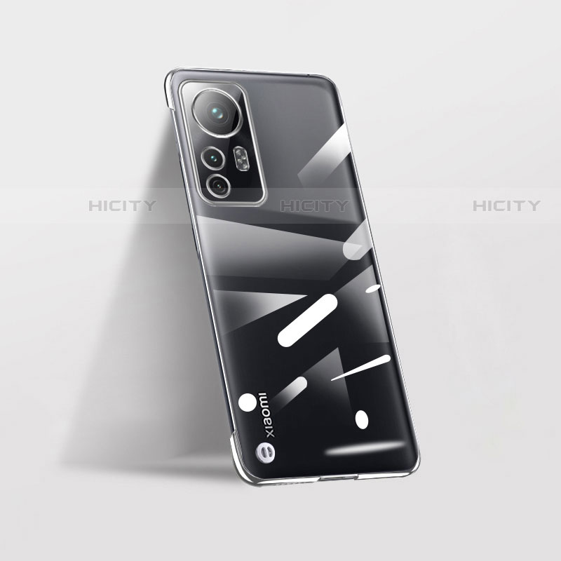 Coque Antichocs Rigide Transparente Crystal Etui Housse H01 pour Xiaomi Mi 12 Pro 5G Argent Plus