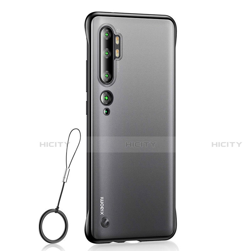 Coque Antichocs Rigide Transparente Crystal Etui Housse H01 pour Xiaomi Mi Note 10 Noir Plus