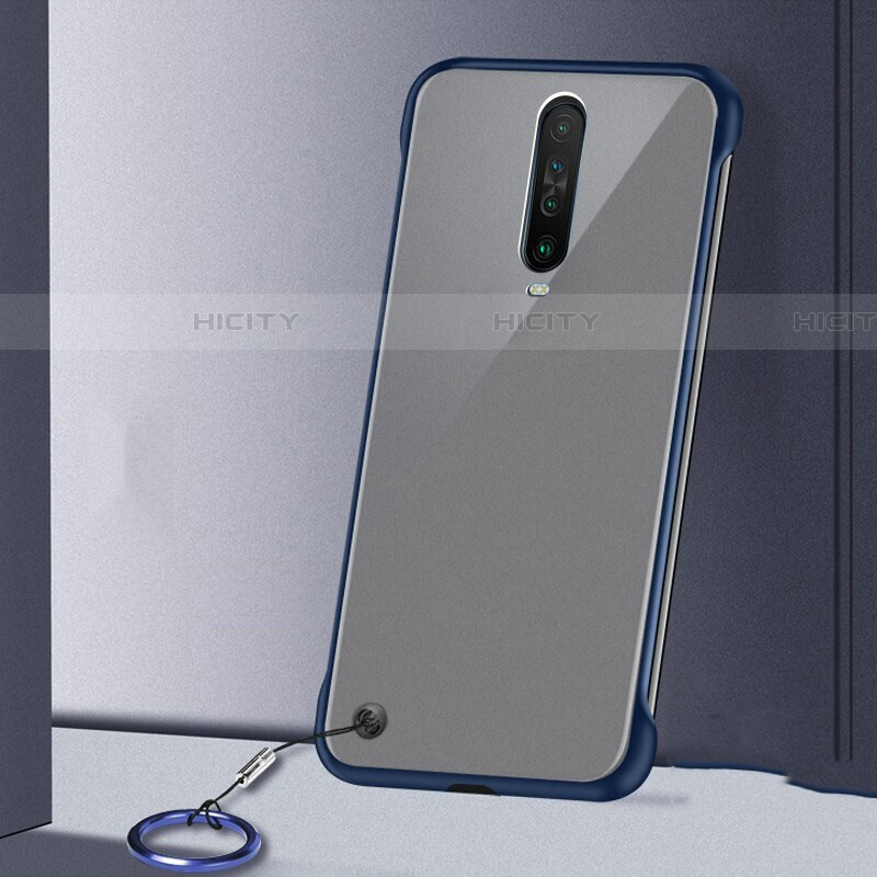 Coque Antichocs Rigide Transparente Crystal Etui Housse H01 pour Xiaomi Poco X2 Bleu Plus