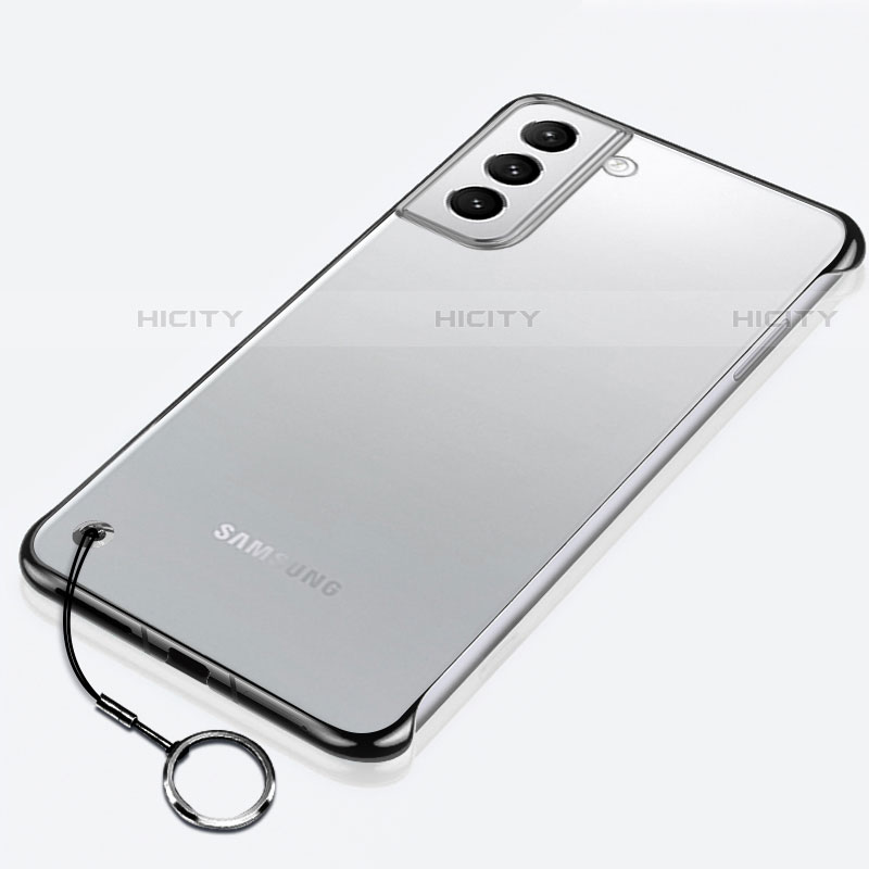 Coque Antichocs Rigide Transparente Crystal Etui Housse H02 pour Samsung Galaxy S23 Plus 5G Noir Plus