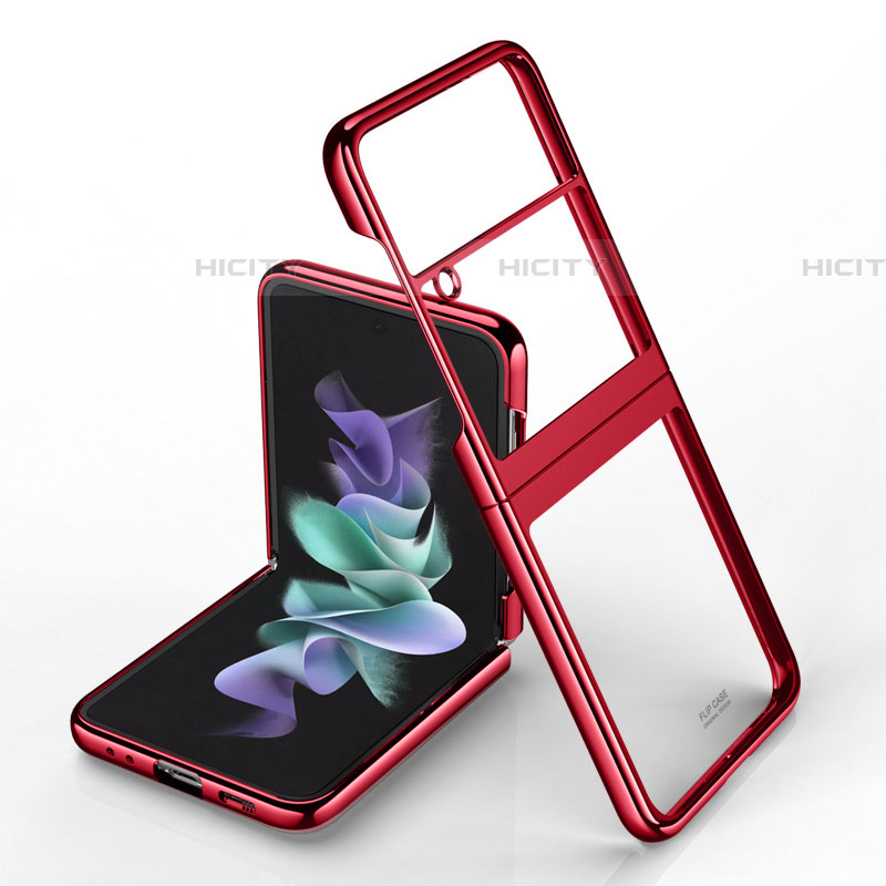 Coque Antichocs Rigide Transparente Crystal Etui Housse H02 pour Samsung Galaxy Z Flip4 5G Plus