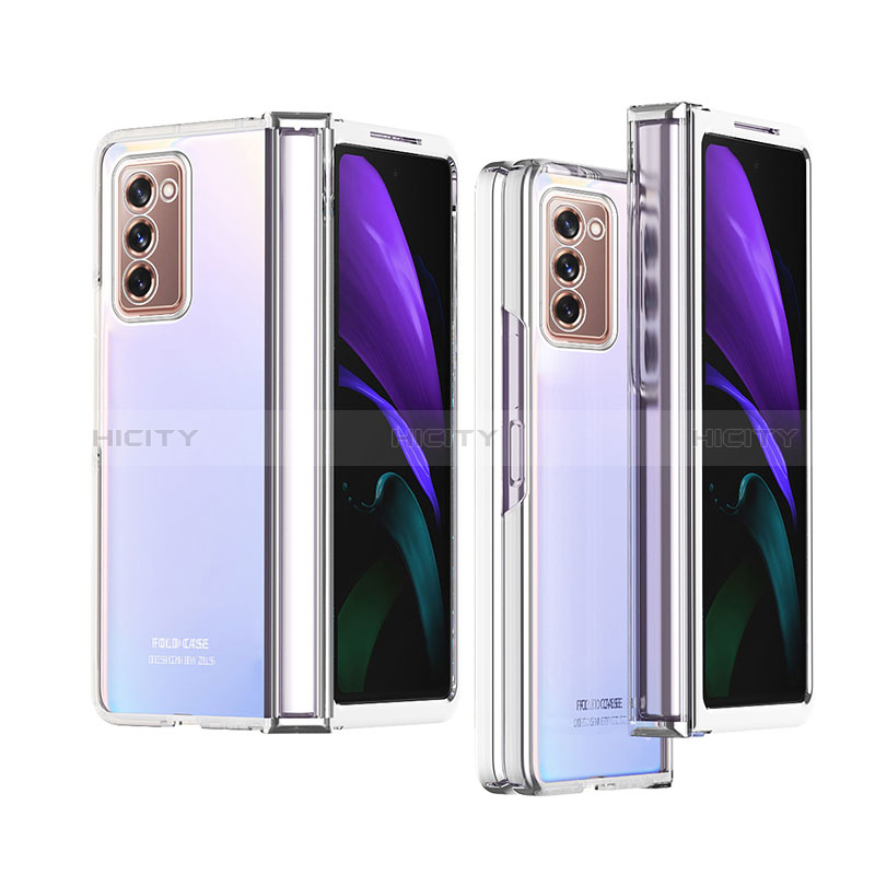 Coque Antichocs Rigide Transparente Crystal Etui Housse H02 pour Samsung Galaxy Z Fold2 5G Plus